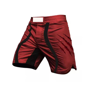 Low MOQ MMA Shorts Quick Dry Board Shorts Mma Fight Short Wholesale custom sublimated printed fight short <b>men's</b> <b>boxer</b> boxing - Product Image 3