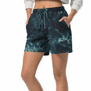 Baggy Acid <b>Wash</b> Heavy Sweat Shorts <b>Set</b> Women Drop Shoulder Sweatshirts Acid Washed Sweat Shorts Two Piece <b>Sets</b> - Product Image 6