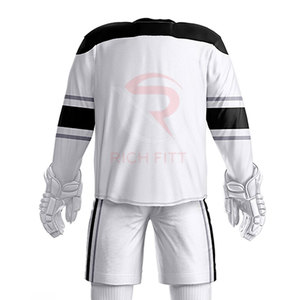 2025 Material 100% Polyester Team Breathable Field Hockey Jersey <b>Men</b> Ice Hockey Uniform for Sale - Product Image 6