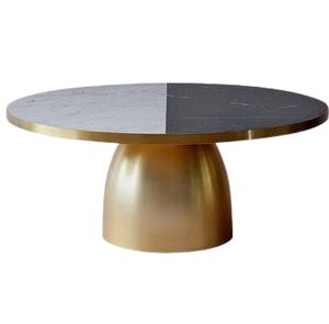Table d'appoint ronde enduite de poudre Table d'appoint meubles d'appoint salon décor à la maison ferme pays salon - Product Image 3