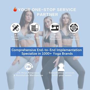 Vêtements de sport Fitness Yoga Gym Grande taille 2 pièces Ensembles d'entraînement réversibles écologiques à séchage rapide pour femmes Haute qualité - Product Image 4