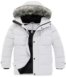 Personnalisé Élégant Léger 100% Coton Toile Bulle Veste pour Hommes Col Montant Coupe-Vent À La Mode High Street Hiver Style - Product Image 2
