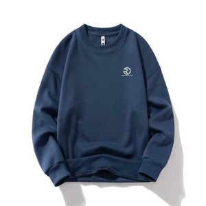 Nouveau gros impression de haute qualité personnalisé col rond unisexe sweats à capuche 100% coton polaire hommes sweat bas prix - Product Image 3