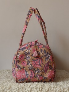 Sac de voyage de luxe fait main à imprimé floral sportif, grande capacité, durable, pour le week-end - Product Image 5