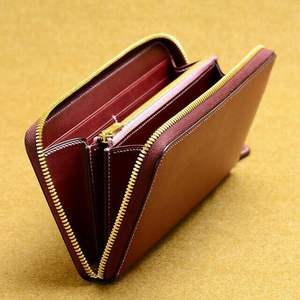 Portefeuille en cuir unisexe fait à la main Portefeuille en cuir personnalisé pour unisexe avec design de logo personnalisé - Product Image 5