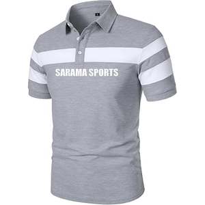 Polo de manga corta Unisex de gran venta, camisetas Polo de talla grande para hombre, camisetas Polo de Golf de algodón 100% para hombre - Product Image 2