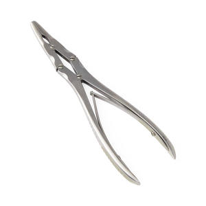 Rongeurs orthopédiques en acier chirurgical inoxydable ZAUFAL-JANSEN, double action, 3 mm, 4 mm, 5 mm, mâchoire incurvée de 7 pouces, 19 cm, alimentation manuelle - Product Image 6