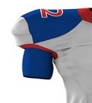 Tenues de football américain personnalisées avec logo, pour adultes, respirantes, été, ensemble maillot et short imprimés 7V7/7on7 - Product Image 4
