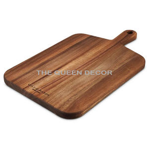 Planche à découper en bois d'acacia bio, grande, personnalisée, pour la cuisine, accessoire de décoration intérieure - Product Image 1