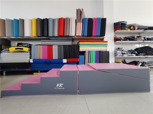 Certificat BSCI <span class=keywords><strong>gymnastique</strong></span> tapis de coin pliant, marche <span class=keywords><strong>à</strong></span> main, rampe d'escalier de haute qualité - Product Image 6