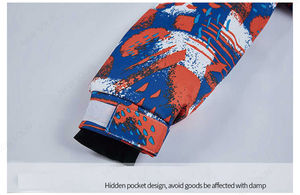 ชุดหิมะย้อนยุคสำหรับผู้ชาย-ชุดสกีของผู้ชายเสียงดัง-ชุดวันพีชอบอุ่นสำหรับกีฬาฤดูหนาวและกิจกรรมกลางแจ้งขนาดพิเศษ - Product Image 4