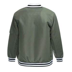 Meilleure qualité unisexe Hip Hop blouson aviateur personnalisé OEM veste de vol pour hommes prix de gros toile tissu saison d'hiver - Product Image 3