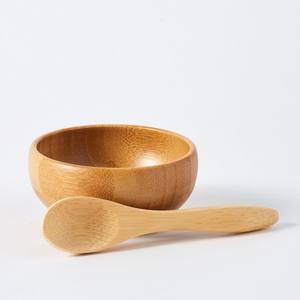 Bols de nourriture pour enfants bol d'alimentation pour bébé en bambou naturel meilleur prix gros ensemble de service pour le dîner pour enfants - Product Image 3