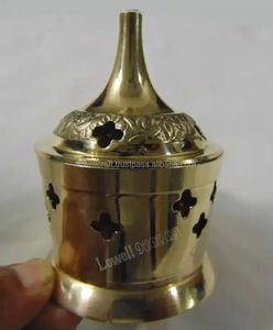 Nueva colección Quemador Bakhoor de latón incienso de buena calidad disponible a precio mayorista de India - Product Image 5
