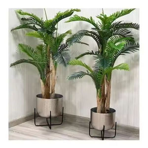 Juego de 3 macetas de gran tamaño para plantas, macetas martilladas de acero inoxidable, macetas elegantes para decoración de hogar y jardín - Product Image 2