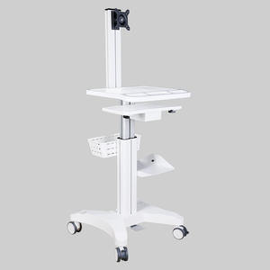 Tuyệt vời Ergonomic khí nâng điện thoại di động máy tính y tế Workstation giỏ hàng - Product Image 5