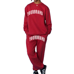 Conjunto Deportivo de Sudadera con Capucha y Pantalones de Chándal con Cuello Alto, Estilo Desgastado con Parches, Lavado Ácido, Fabricante al por Mayor, Personalizable - Product Image 4