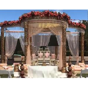 Decoración de Mandap de Fibra para Bodas al Aire Libre, Impresionante Decoración de Mandap para Bodas, Decoración de Mandap para Bodas Indias, Decoración para Eventos en Nueva Hampshire - Product Image 1