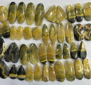 Pendientes de Jaspe Abejorro, Gemas Sueltas Naturales de Grado AAA, Joyería Personalizada de Alta Calidad para la Creación de Joyas - Product Image 2