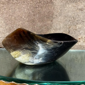 Bol de service en corne au design fantastique en vrac ustensiles de cuisine personnalisés style table à manger décor maison et cuisine bol à salade et fruits 2024 - Product Image 2