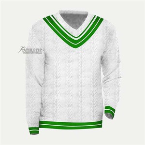 Custom Letter Embroidery Striped Fashion Streetwear New Design Men's Clothing Knitted Print Pullover Sweaters Breathable Unisex - Product Image 2