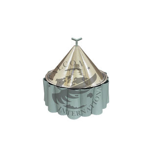 Réchauffeur d'aliments en acier inoxydable poli miroir Casserole faite à la main de qualité supérieure Réchauffeur d'aliments design le plus vendu - Product Image 4