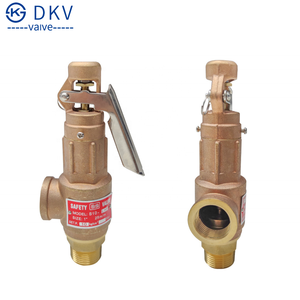 DKV 1/2&quot; Brass Pressure <strong>Safety</strong> Relief <strong>Valve</strong> with Lever Handle Threaded High Pressure Brass Boiler <strong>Safety</strong> <strong>Valve</strong> for Boiler Steam - Product Image 2