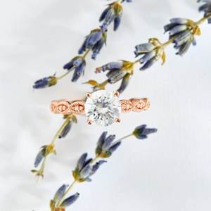 Compromiso Moissanite Stone Ring Sólido 925 Sterling Silver Minimalist Band Aniversario Boda Mujeres Joyería de plata Mayorista - Product Image 6