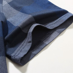 Nouveau tissu en spandex/coton tricoté uni pour chemises, entièrement personnalisable, marque privée, vente en gros, coupe ajustée, séchage rapide, manches courtes - Product Image 4