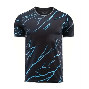 T-shirt en coton écologique de haute qualité, logo personnalisé, pour homme, sport, décontracté, coupe ample, 210g, design surdimensionné, épaules tombantes, col rond - Product Image 1