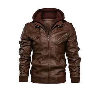 Unique design bestselling high manufactured leather Jacket for Men Slim fit stylish winter Fashion Leather Jackets for Men