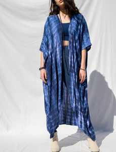 2023 New Boho Summer Tie Dye Kimono for <b>Women</b> Wear Loose Dress Resort <b>Beach</b> Rayon Kimono <b>Cover</b> <b>up</b> - Product Image 4