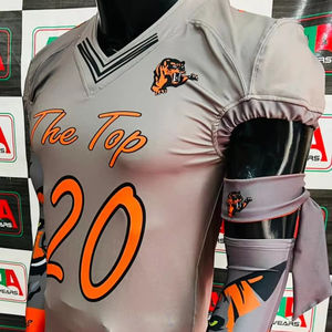 Maillot de football américain maillot de fan parent sublimation matériel de broderie en sergé grande taille support personnalisé fabriqué en usine au Pakistan - Product Image 1