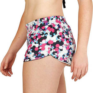 Shorts de bain personnalisés OEM avec motif camouflage assorti pour couples, shorts de plage pour femmes, ensemble de bikini string, maillots de bain pour femmes - Product Image 3