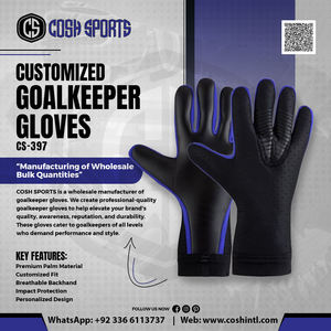 Body en néoprène sans bretelles avec paume en latex noir et accents vert lime, zone de frappe au dos en silicone injecté à haute adhérence - Product Image 6