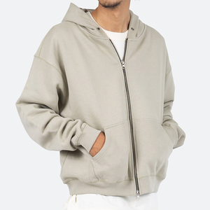 เสื้อฮู้ดมีซิปมีฮู้ดขนาดใหญ่โอเวอร์ไซส์แบบกำหนดเองสำหรับฤดูหนาว - Product Image 1