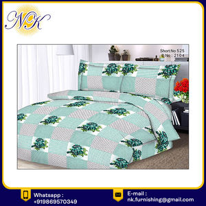 Draps de lit de qualité supérieure bon marché de qualité supérieure King Queen Size Exportateur indien - Product Image 3