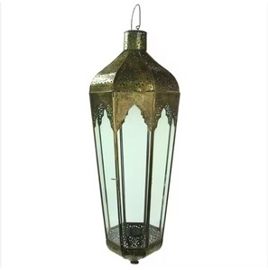 New Handmade Customized Design Oriental Metal and Glass <b>Lantern</b> for Wedding Decorations in Cheap Price - Product Image 3
