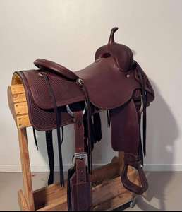 Sillín de doma Premium para caballo, paseo cómodo en rancho, granja, sendero al aire libre y entrenamiento, costuras fuertes - Product Image 2