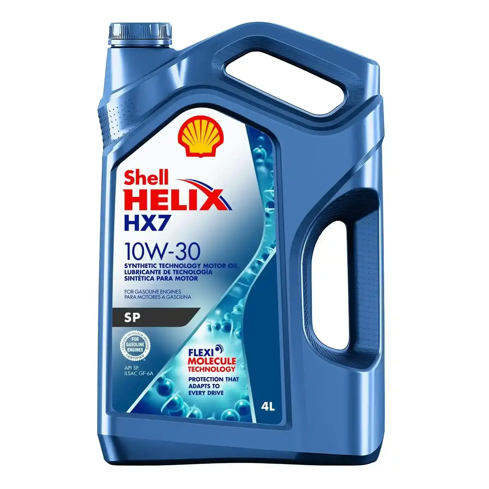 Shell Helix HX7 SP 10W-30 Huile à moteur synthétique Huile lubrifiante 4 L