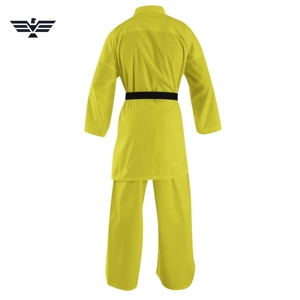 Uniforme de Karate de Artes Marciales Personalizado OEM de Alta Calidad, 100% Algodón, Ligero, Transpirable, de Secado Rápido, Bordado, Pakistán - Product Image 3