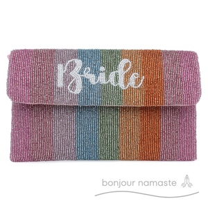 Bridal Elegance Fashion Lady <b>Dress</b> Bride Purse Satin <b>Wedding</b> Bag with Adjustable Strap Button Closure for New Brides Wholesale - Product Image 4