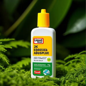 2K Epoxy Resin Adhesive UHU PLUS ECOPOWER 53g <b>Honey</b>-Colored Liquid Glue - Product Image 3