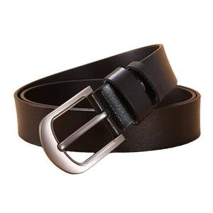 Usine Offre Spéciale bas quantité minimale de commande peau de vache hommes ceinture en cuir véritable ceintures réglable décontracté boucle ardillon ceinture pour hommes et femmes - Product Image 4
