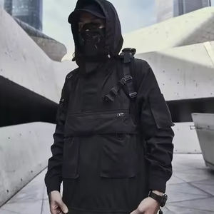 เสื้อแจ็กเก็ตมีฮู้ดสำหรับผู้ชายเสื้อแจ็คเก็ตแฟชั่นแนวสตรีทเสื้อผ้าดีไซน์หรูหราแจ็กเก็ตมีฮู้ดธรรมดาสำหรับฤดูหนาว - Product Image 1