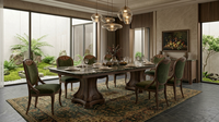 Ensemble de canapés capitonnés vert olive classiques européens sur mesure avec structure en bois et table basse en marbre pour villa et salon d'hôtel
