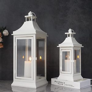 Lanterne en métal élégante classique faite à la main lanterne décorative en gros de fantaisie personnalisée pour des occasions de Pâques - Product Image 2