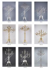 Handmade Creative Gold Metal Candelabra <b>Candlestick</b> <b>Holder</b> and Floor Decorative Centerpiece for Christmas and Weddings - Product Image 6
