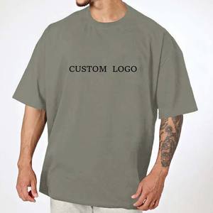 Poids lourd surdimensionné devoir blanc noir t-shirt en gros poids lourd métal coton t-shirts unisexe surdimensionné PRO Club hommes t-shirt - Product Image 6