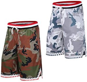 Short de basket-ball de haute qualité respirant solide et décontracté en dentelle pour hommes vêtements de sport en polyester à bas prix - Product Image 5